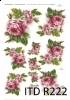 ITDR222 Papier Ryżowy do Decoupage Róże A4 297 x 210 mm